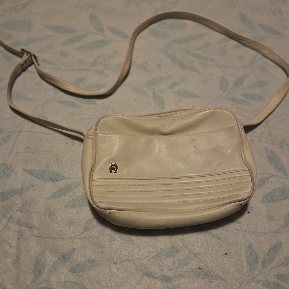 Etienne Aigner Cream Shoulder Bag